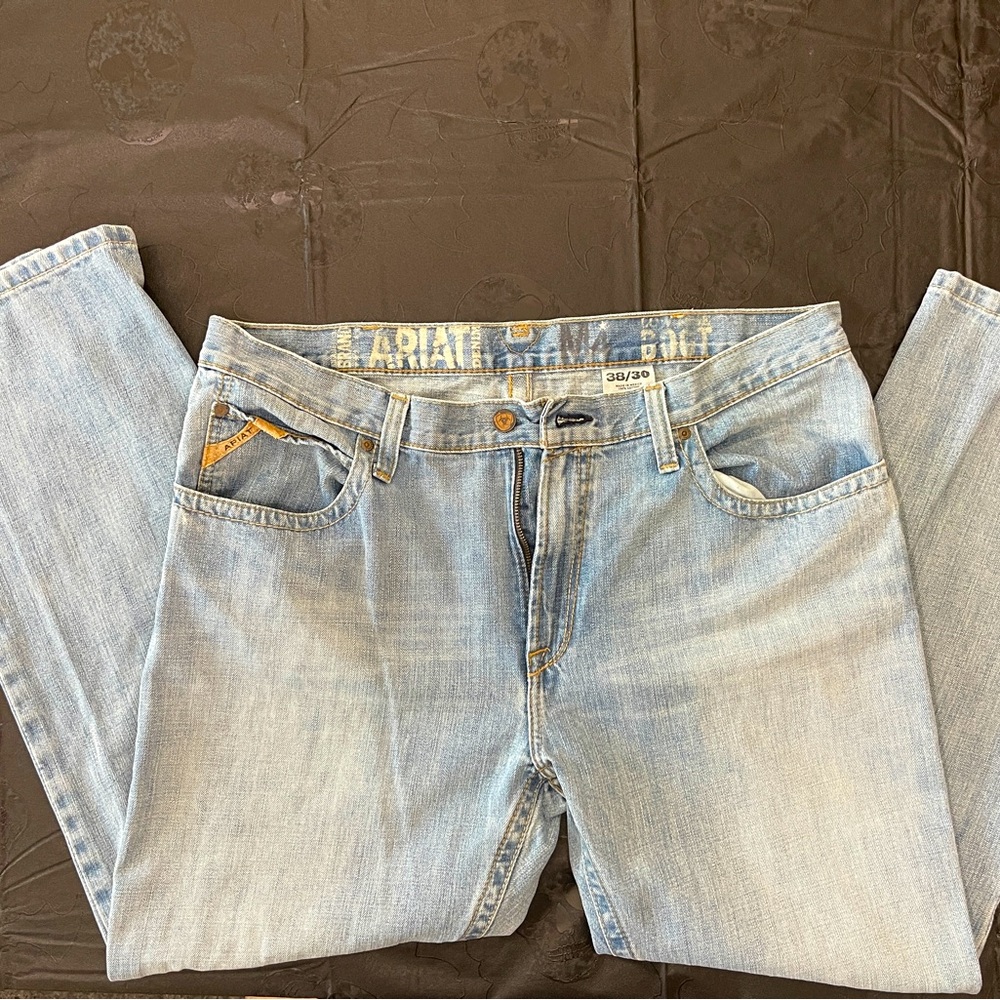 Ariat Men’s M4 Stonewashed Lowrise Boot Denim Jeans